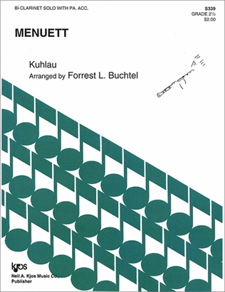 Book cover for Menuett