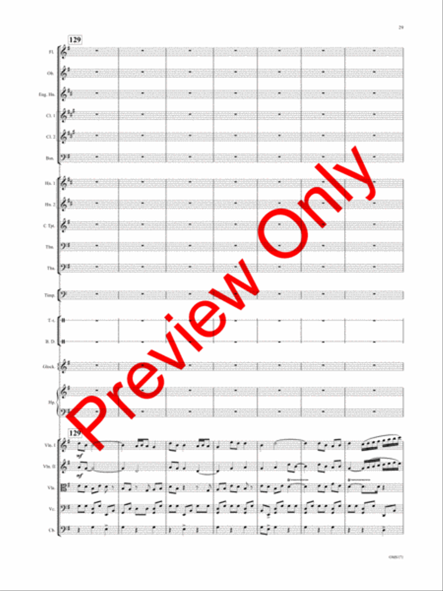 Anishinaabeg Rhapsody Orchestra scores gallery preview page 32