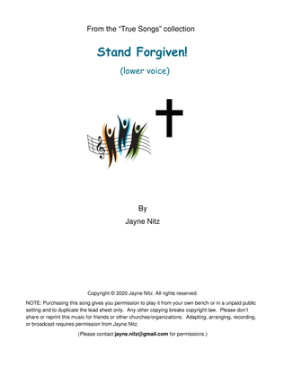 Stand Forgiven! (low voice)