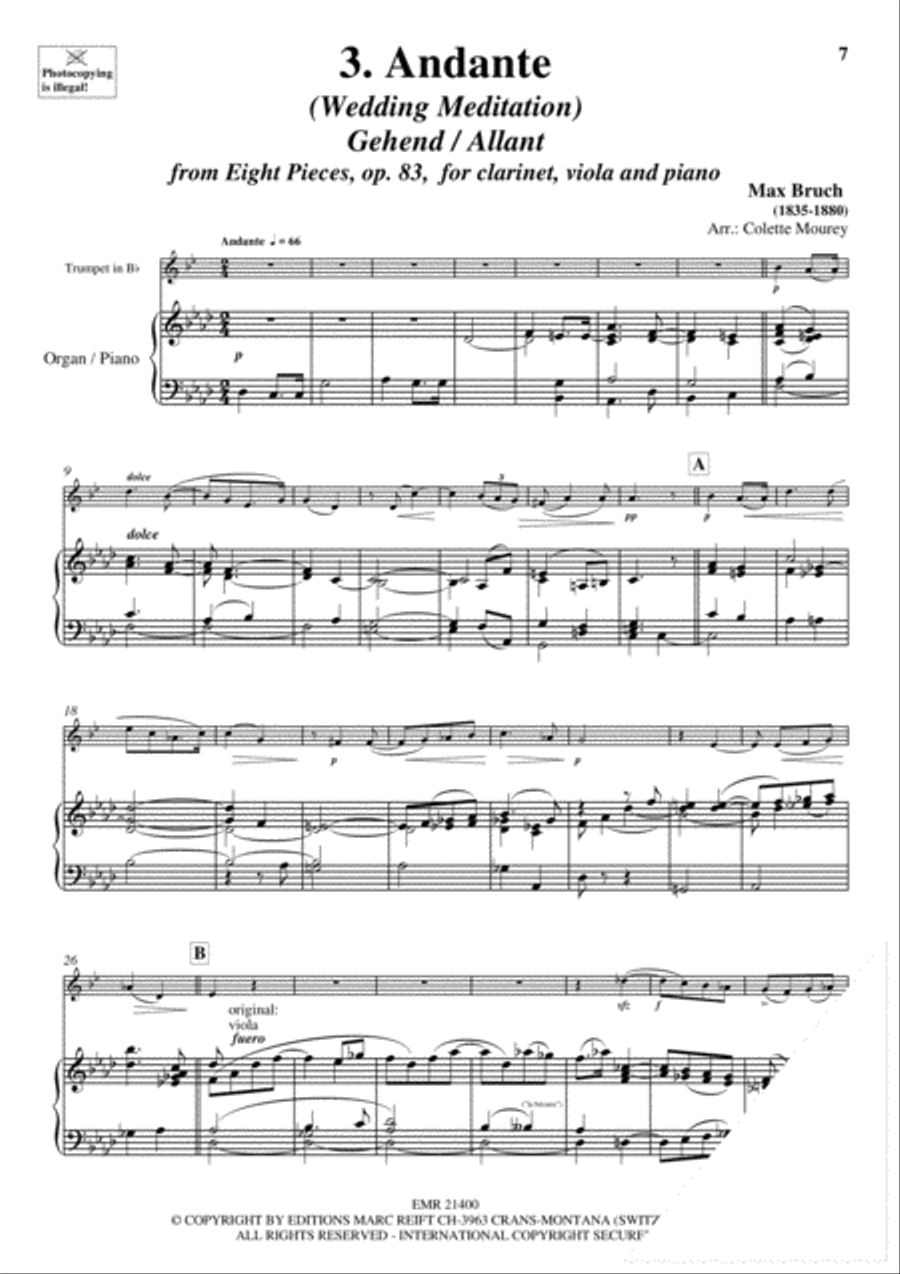 20 Greatest Wedding Solos Cornet scores gallery preview page 5