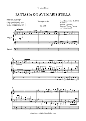 Fantasia on Ave Maris Stella, Op. 261 (Organ Solo) by Vidas Pinkevicius (2024)