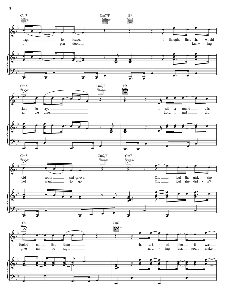 Can I Change My Mind Piano, Vocal, Guitar scores gallery preview page 2