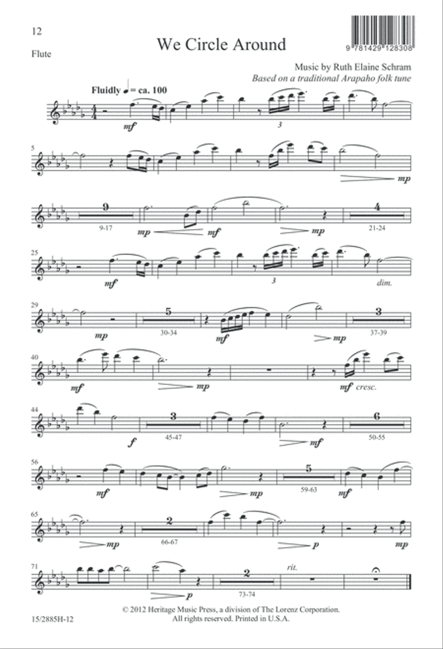 We Circle Around Mixed Choir scores gallery preview page 12