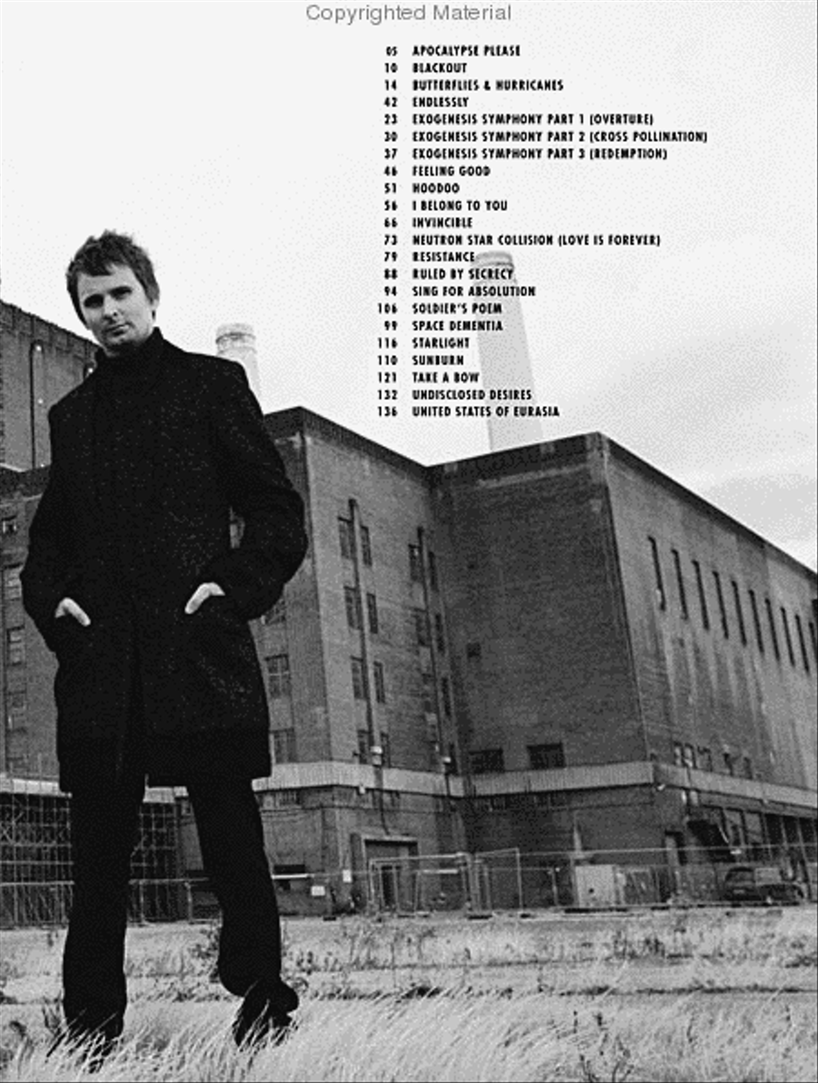 Muse – Piano Songbook Piano, Vocal, Guitar scores gallery preview page 2