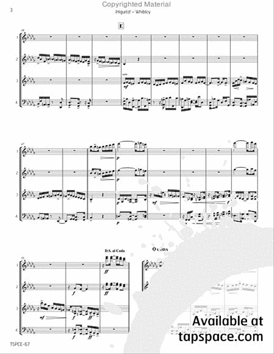 !Higuita! Percussion Ensemble scores gallery preview page 7