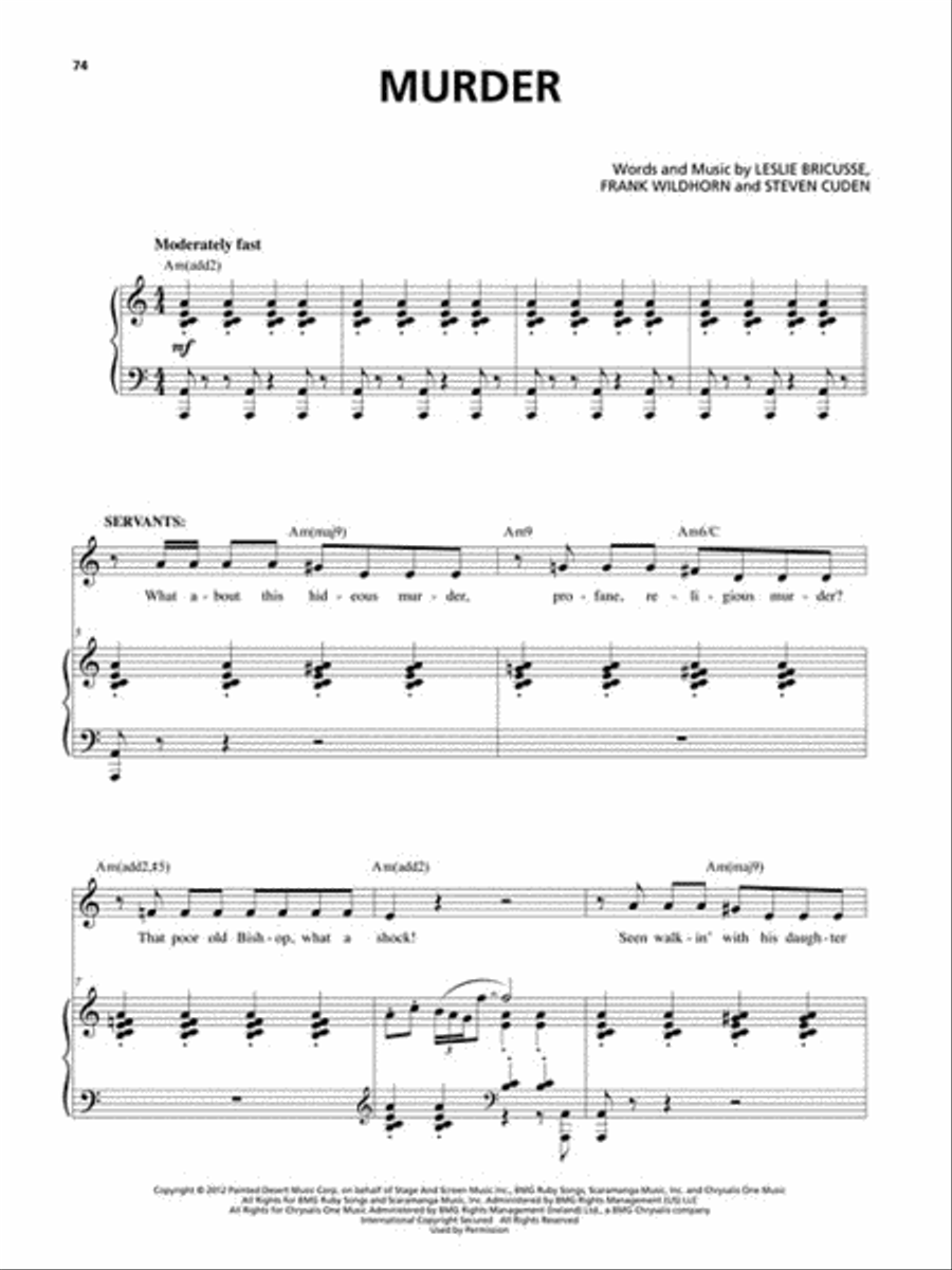 Jekyll & Hyde: The Musical Piano, Vocal, Guitar scores gallery preview page 4