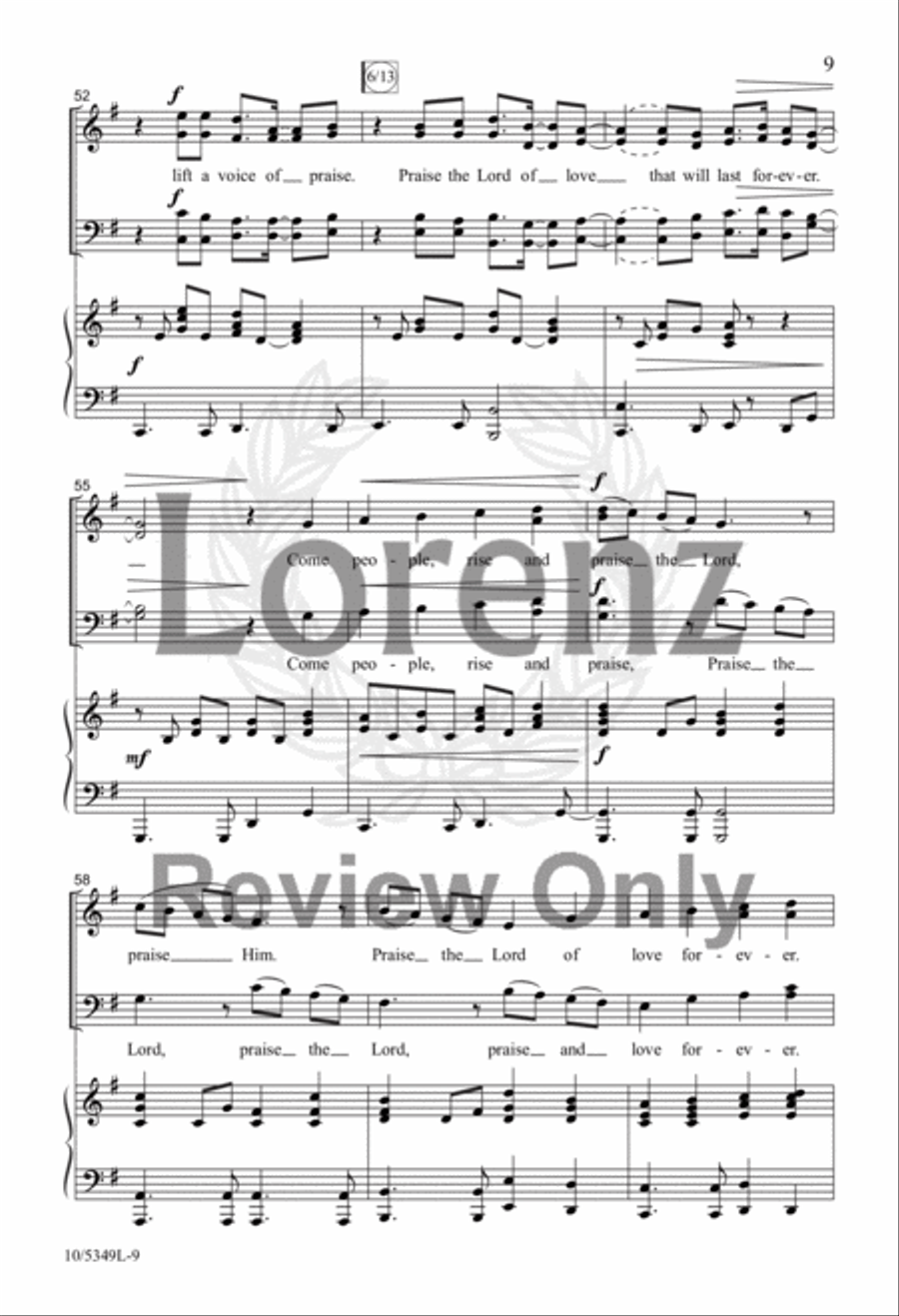 Rising Up with the Sun 4-Part scores gallery preview page 7