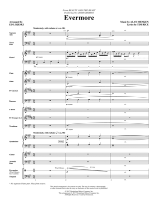 Book cover for Evermore (from Beauty And The Beast) (arr. Ed Lojeski) - Full Score