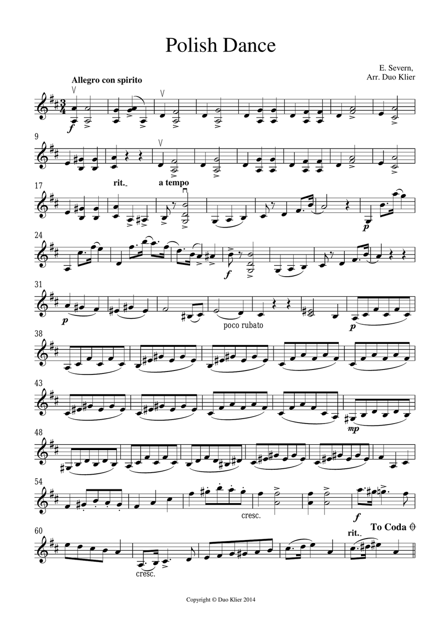 Polish sale dance violin