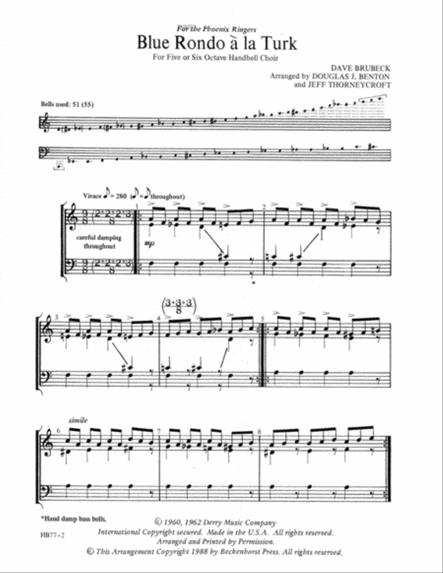 The Blue Rondo a La Turk