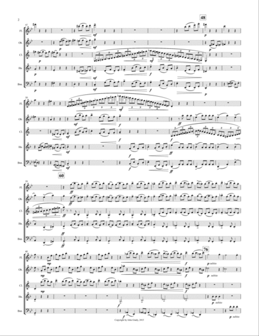 Danse Macabre Danse Macabre Woodwind Quintet scores gallery preview page 2