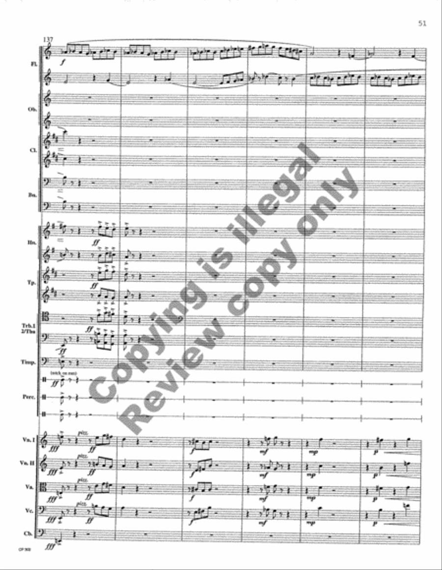 Symphony No. 1 Full Orchestra scores gallery preview page 155