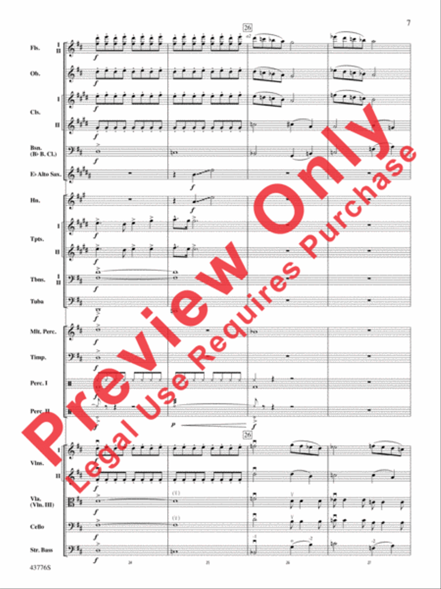 From the Realms of Glory! Full Orchestra scores gallery preview page 8