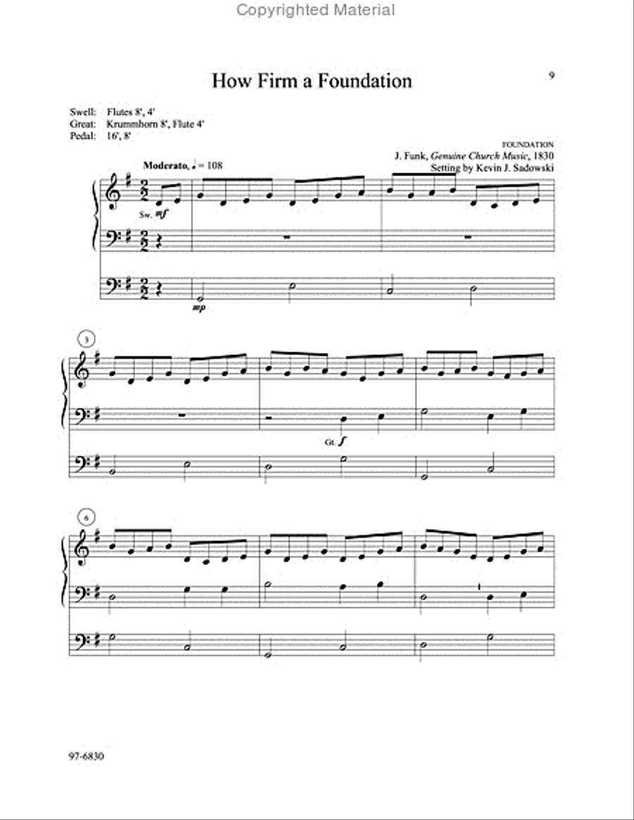 Twelve Hymn Preludes Organ scores gallery preview page 4