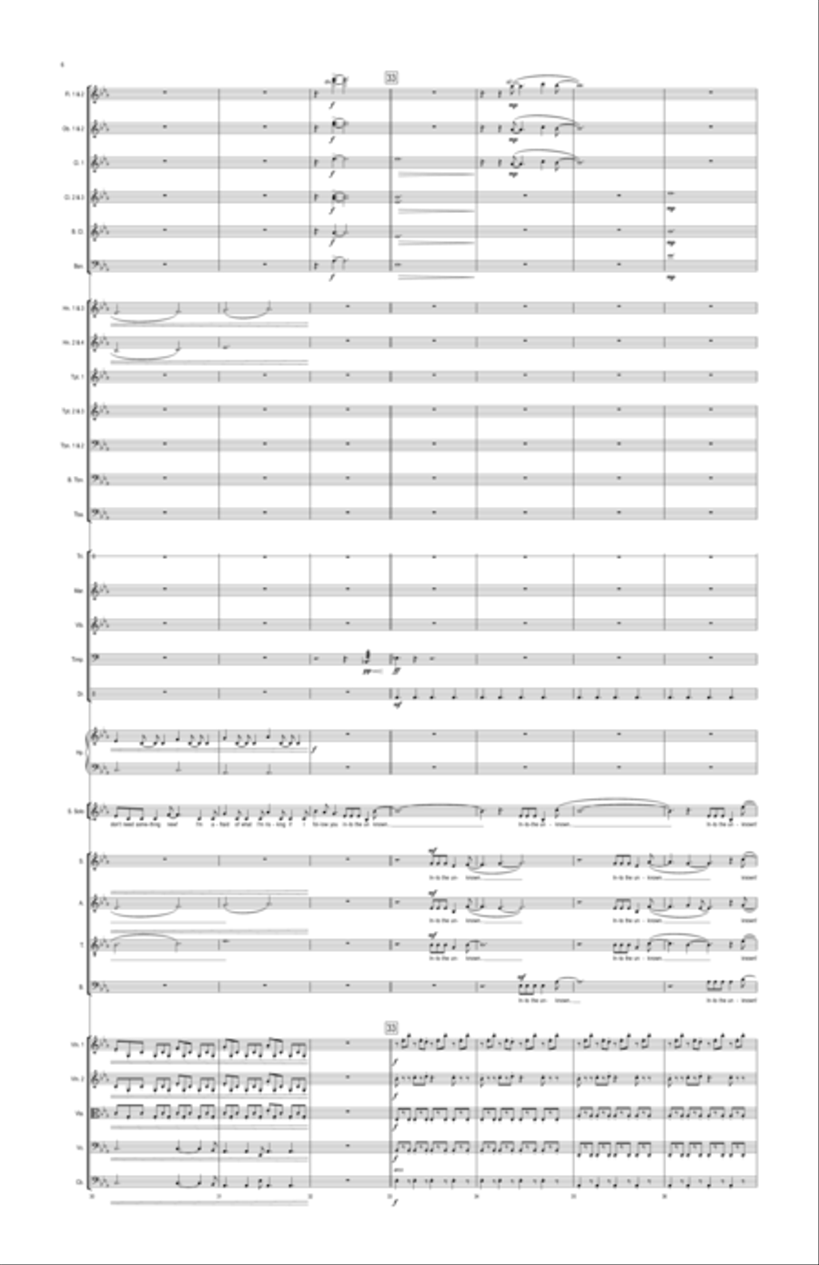 Into The Unknown Full Orchestra scores gallery preview page 6