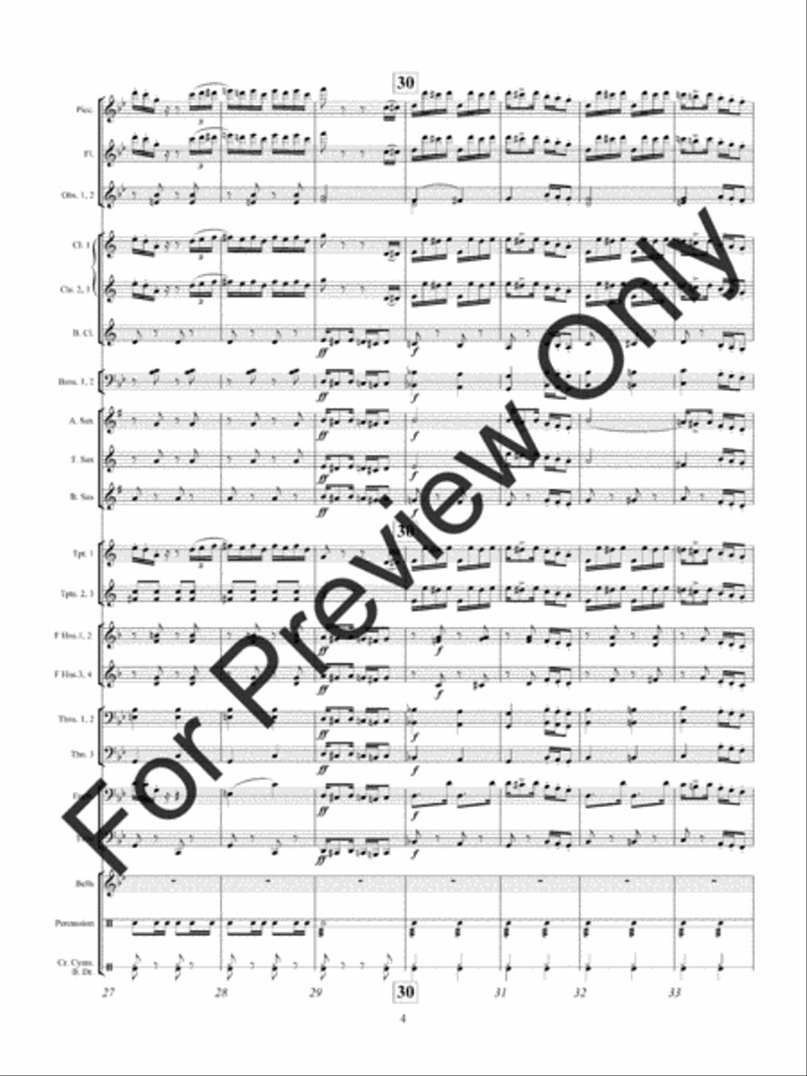 With Pleasure Concert Band scores gallery preview page 7