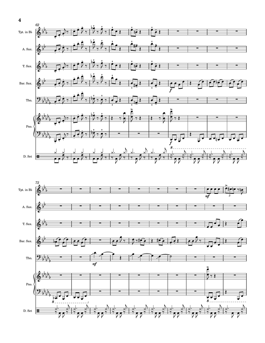 Rat Jazz Jazz Ensemble scores gallery preview page 4
