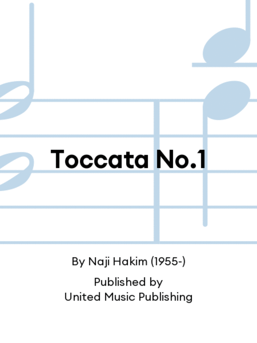 Toccata No.1 Toccata No.1 Viola scores gallery preview page 1
