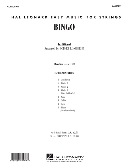 Bingo - Full Score
