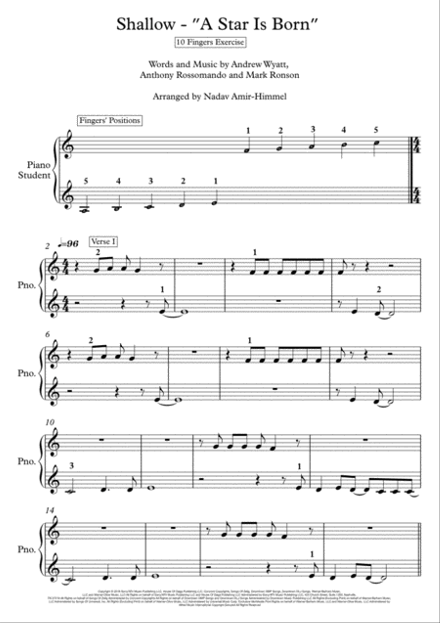Shallow Voice scores gallery preview page 1