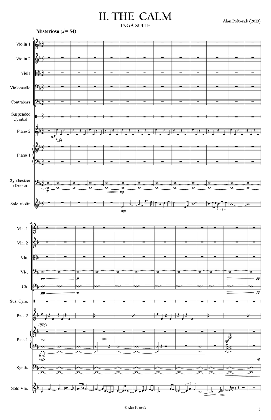 Inga Suite String Orchestra scores gallery preview page 5