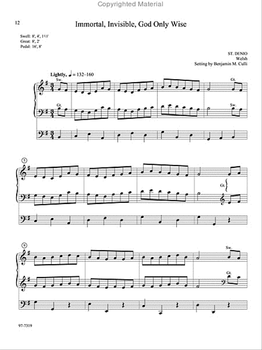Glory Fills the Skies Glory Fills the Skies Organ scores gallery preview page 4