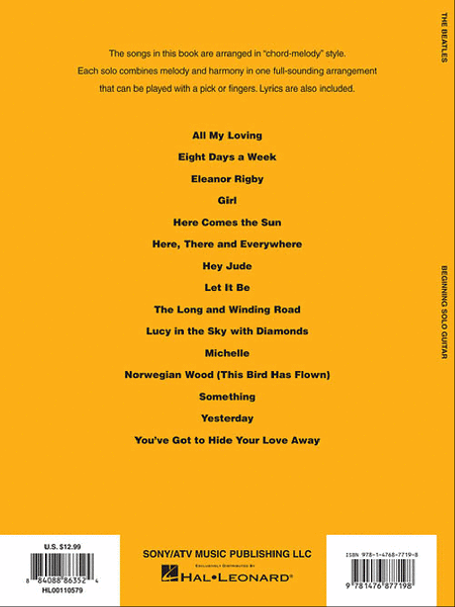 The Beatles Electric Guitar scores gallery preview page 2