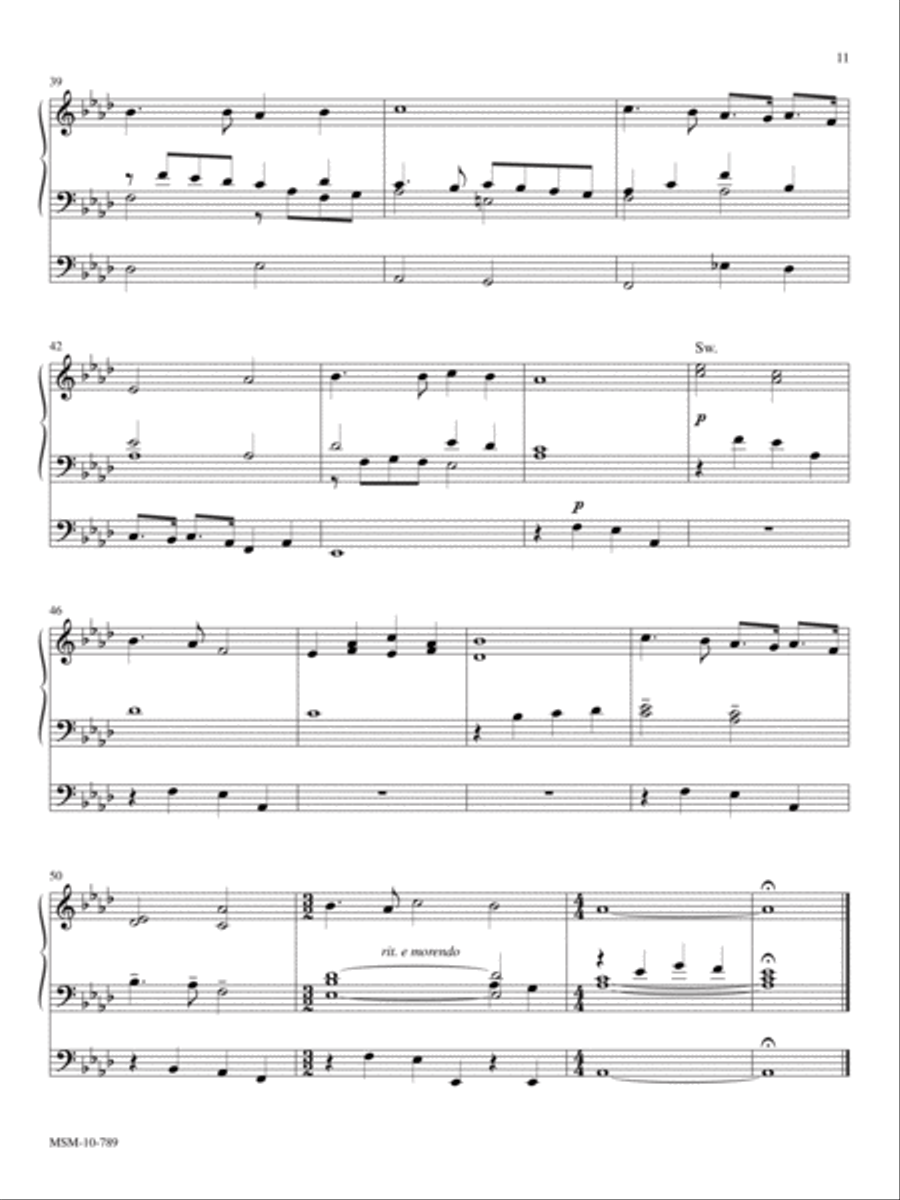 Prayerful Preludes, Set 3 Organ scores gallery preview page 7