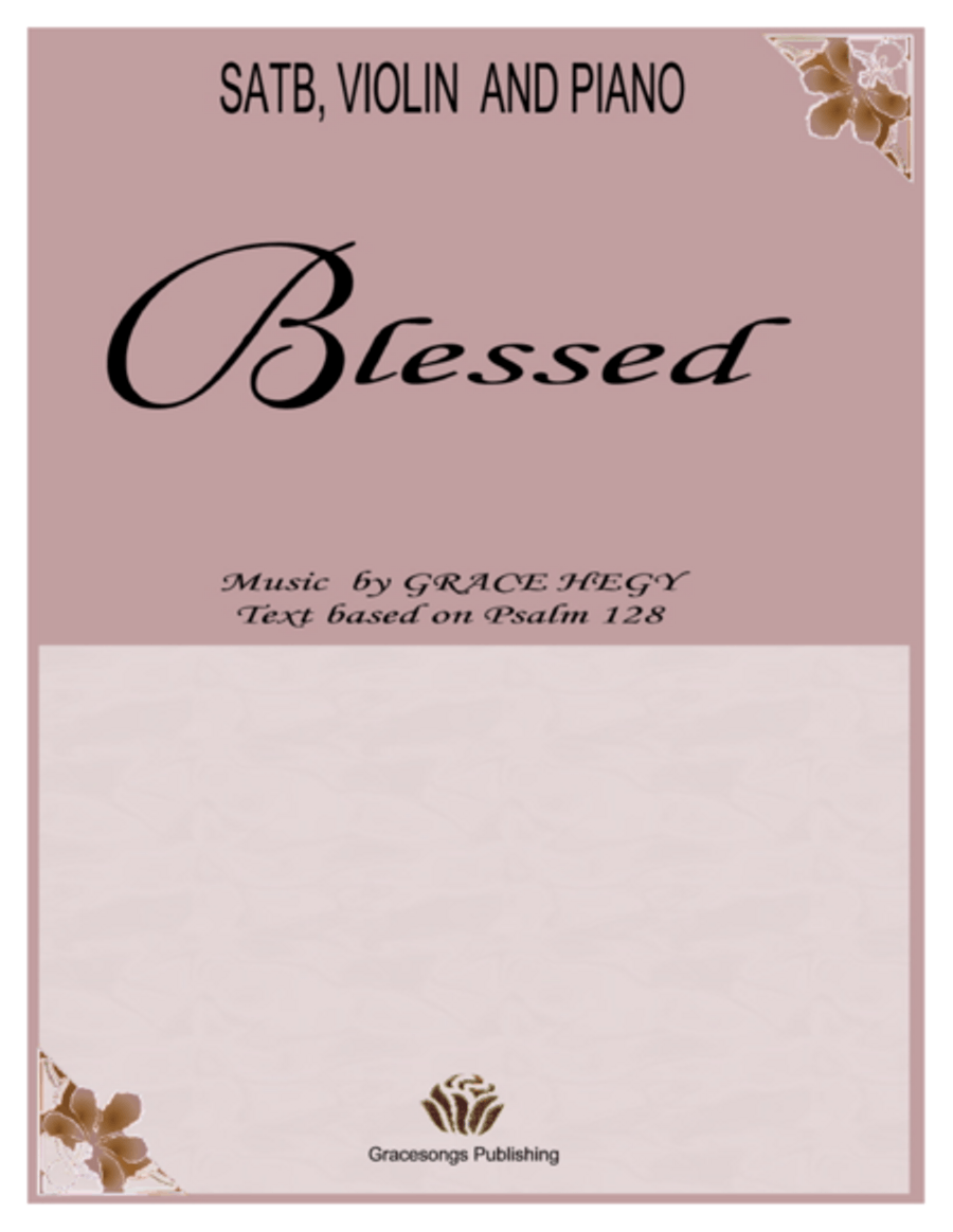 Blessed 4-Part scores gallery preview page 1