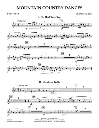 Mountain Country Dances - Bb Trumpet 2