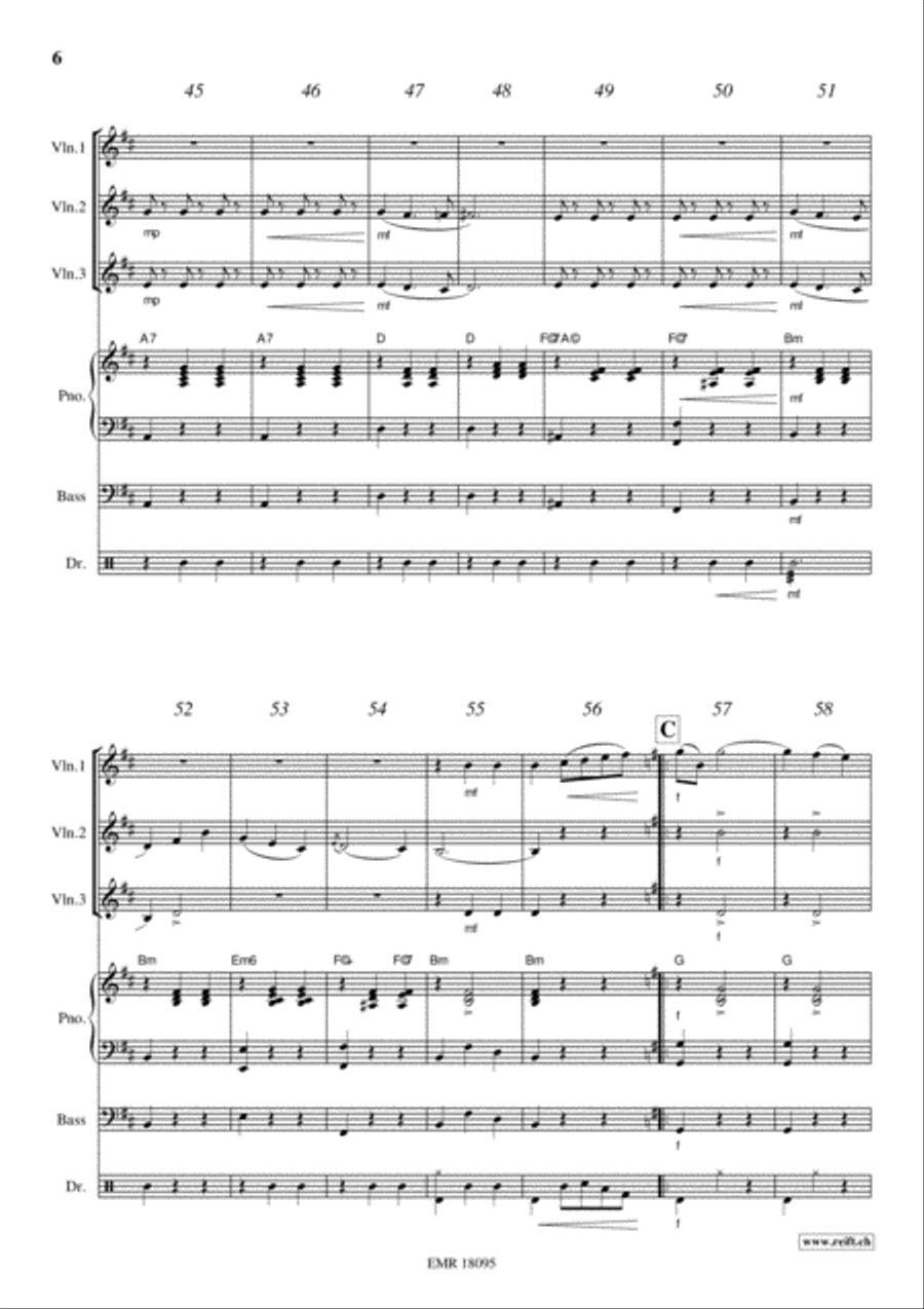 Donauwellen Violin scores gallery preview page 6