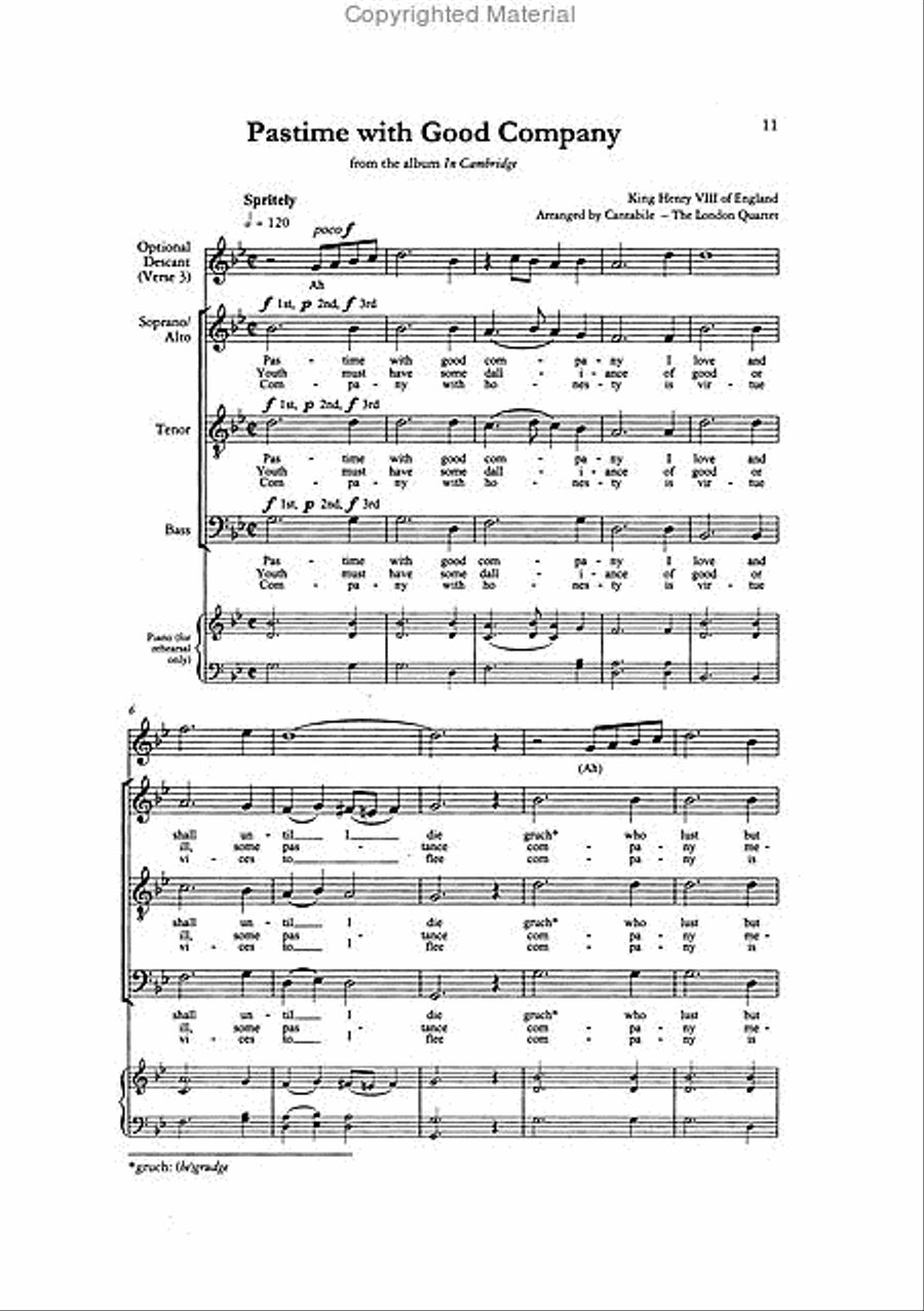 The Great British A Cappella Songbook for SATB Choir 4-Part scores gallery preview page 2