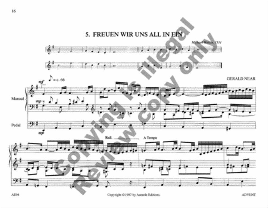 Choraleworks III Eight Chorale Preludes Organ scores gallery preview page 11
