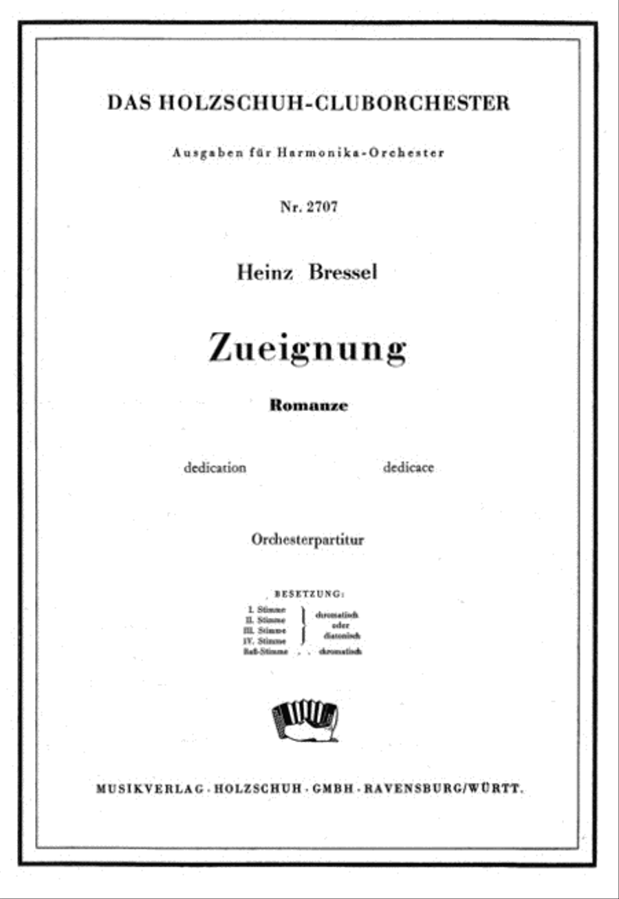 Zueignung