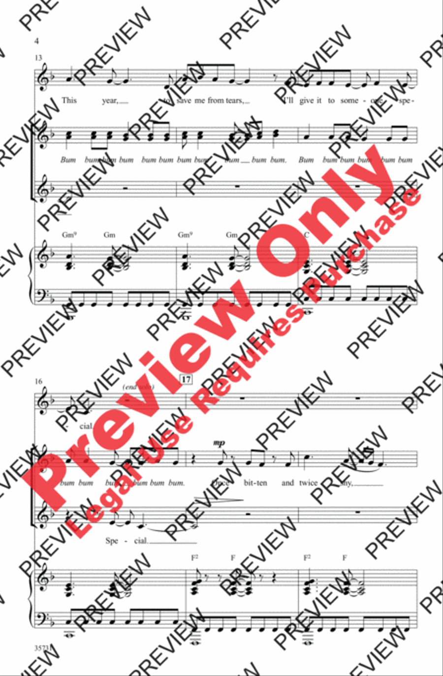 Last Christmas Women's Choir scores gallery preview page 4