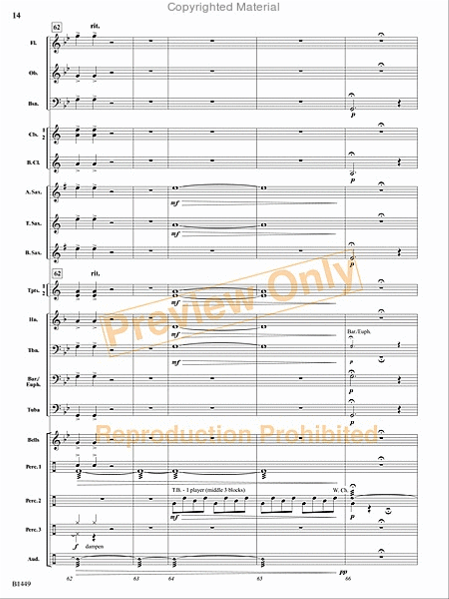 Stampede Concert Band scores gallery preview page 13