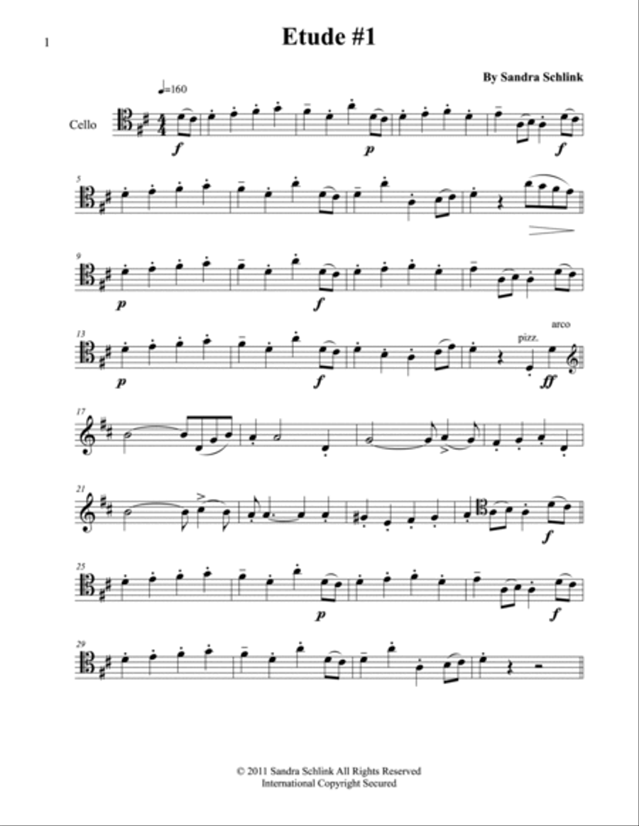 Cello and Piano Duets Book 1 String Duet scores gallery preview page 3
