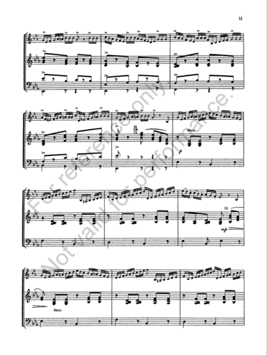 Carnival of Venice Concert Band scores gallery preview page 12