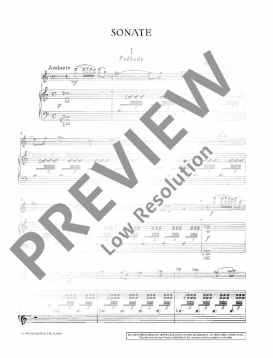 Sonata Flute Solo scores gallery preview page 4