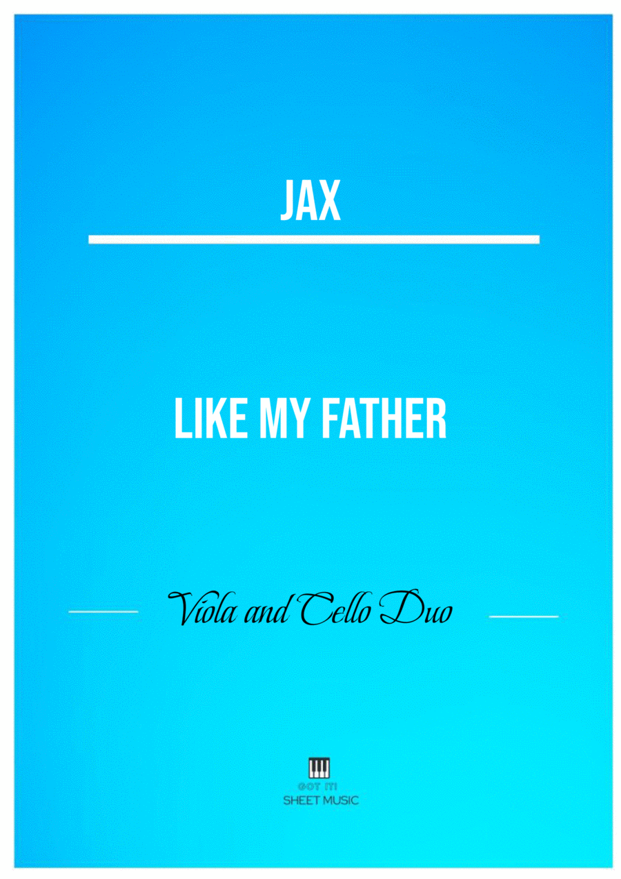 Like My Father String Duet scores gallery preview page 1