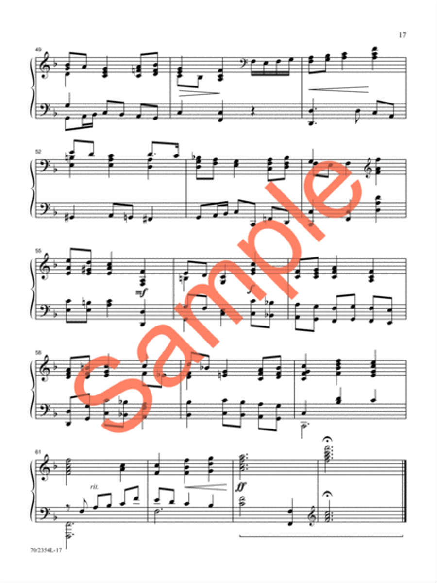 In Joyful Song Piano Solo scores gallery preview page 14