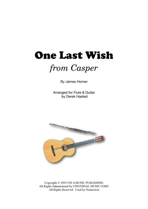 Book cover for One Last Wish