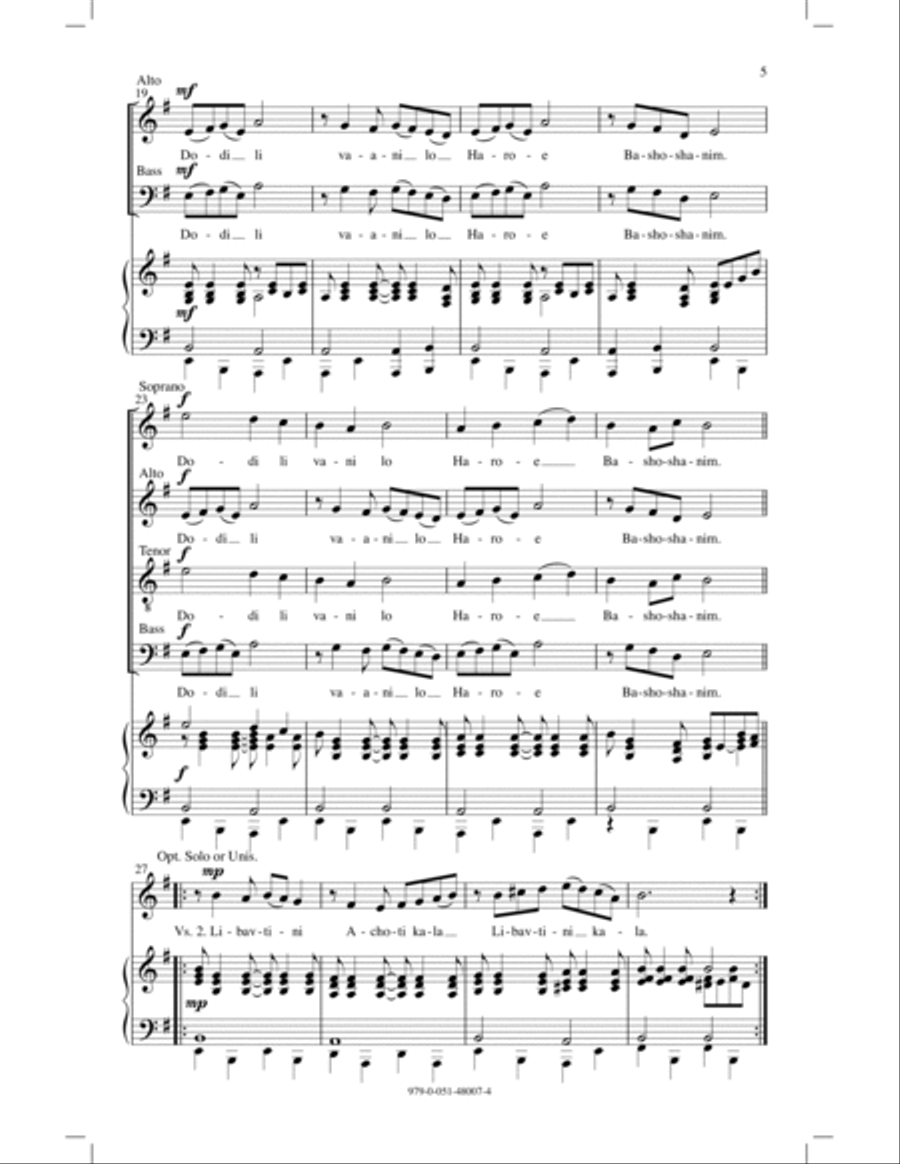 Dodi Li 4-Part scores gallery preview page 3