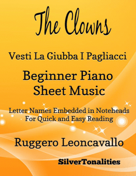 The Clowns Beginner Piano Sheet Music
