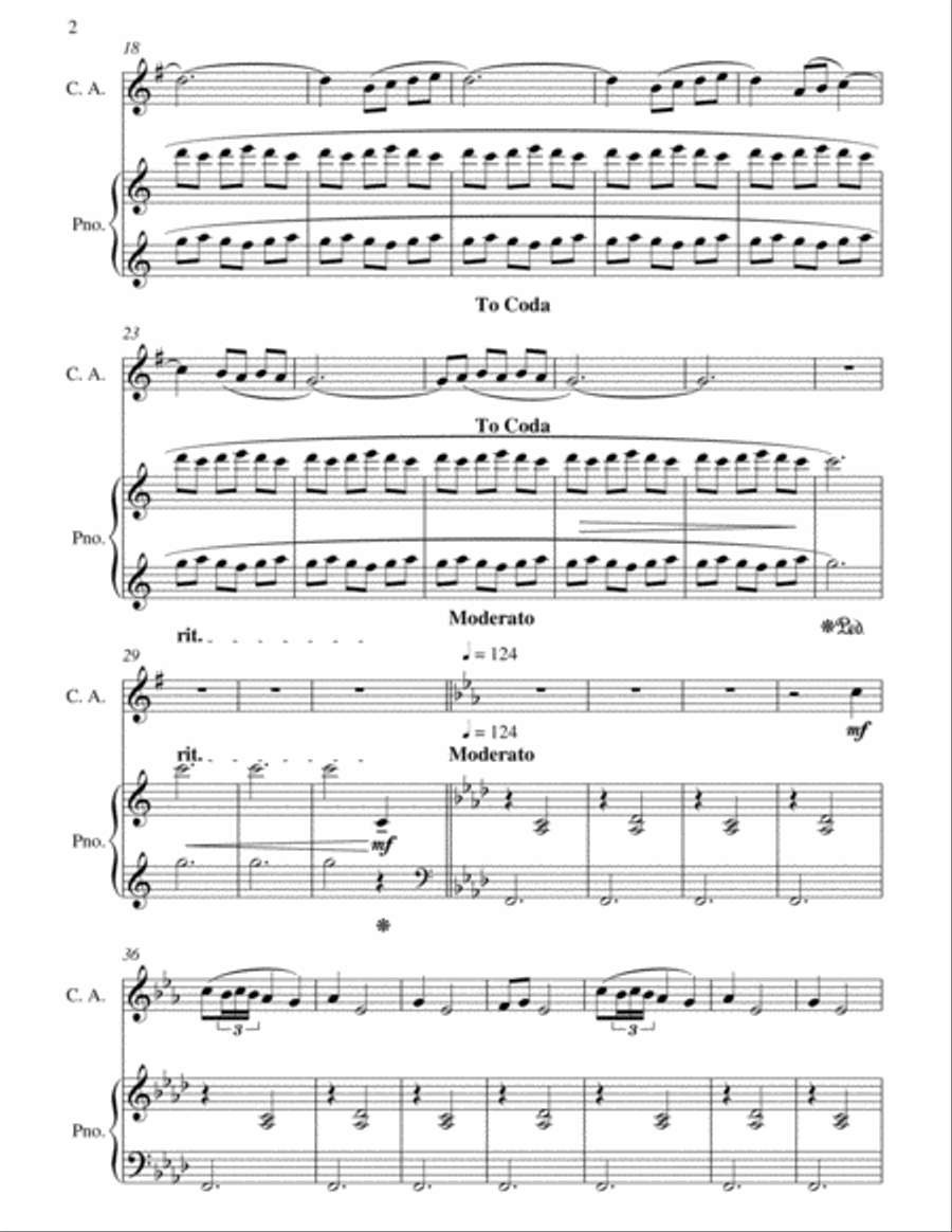 Blue Whale English Horn scores gallery preview page 2