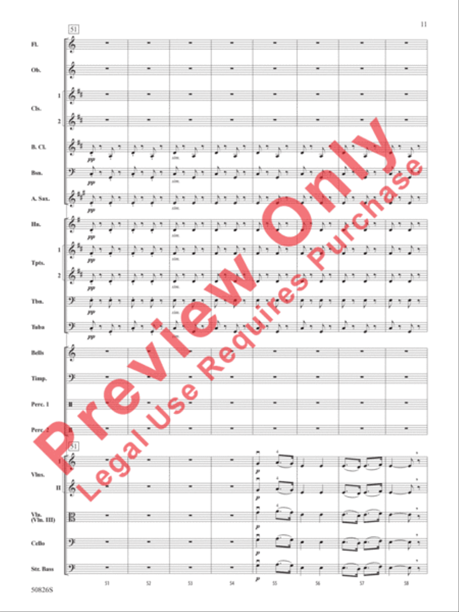 Overture from Carmen Full Orchestra scores gallery preview page 12