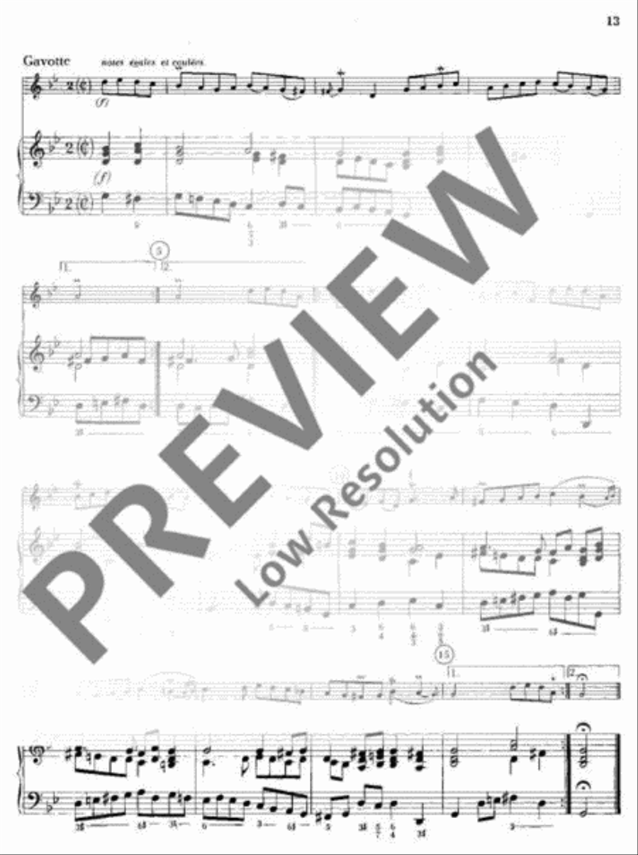 Concerts royaux Violin scores gallery preview page 14