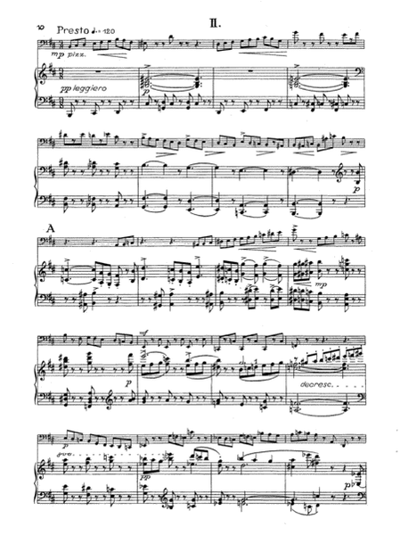 Sonate op. 43 fur Violoncello und Klavier