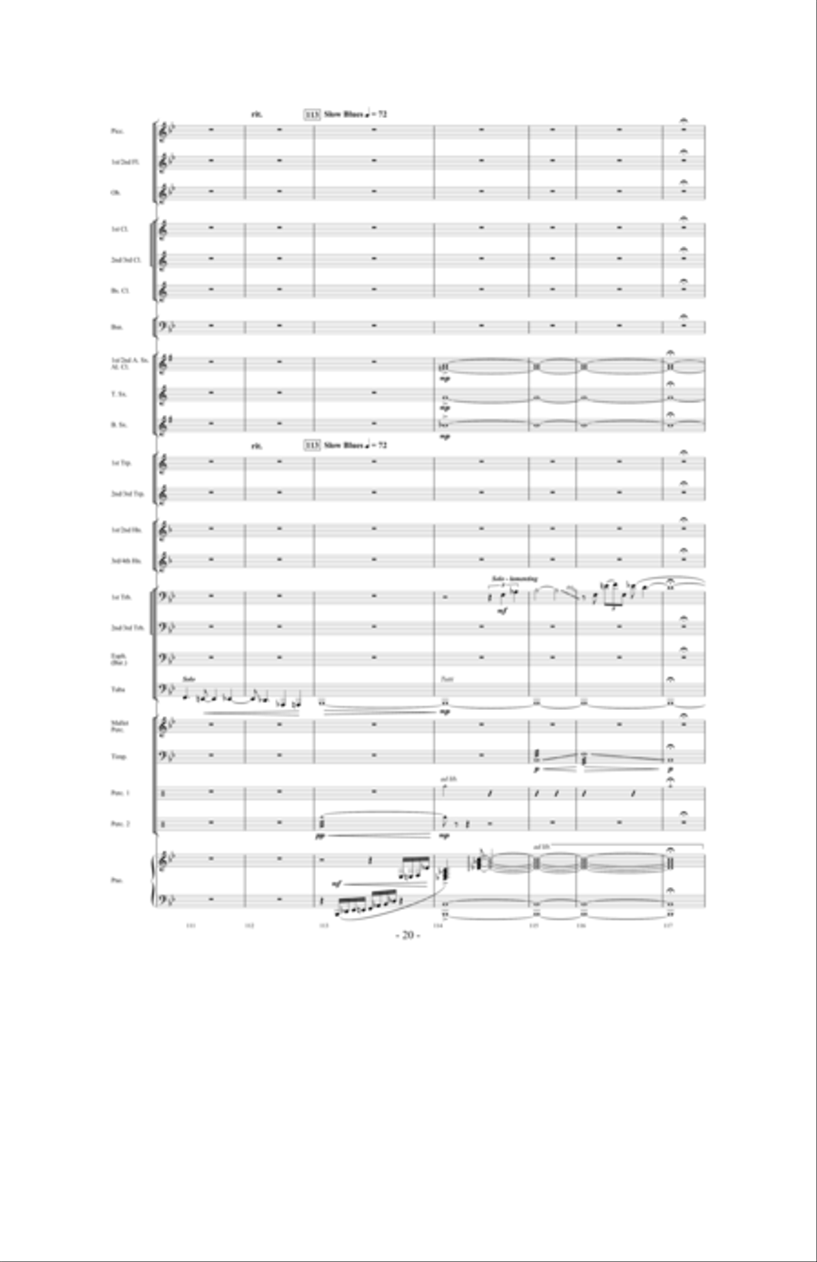 Promising Skies Concert Band scores gallery preview page 19