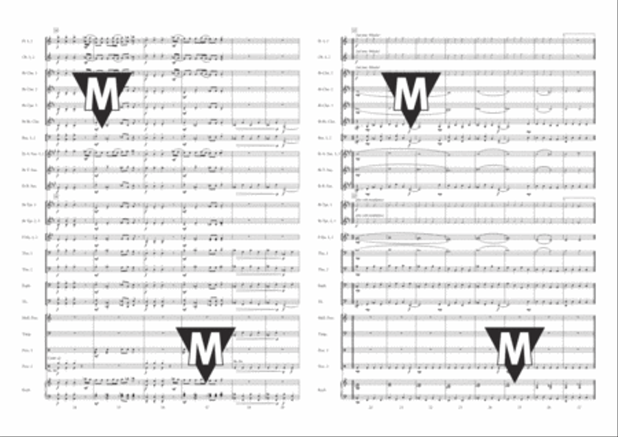 A Little Suite of Horror Concert Band scores gallery preview page 18